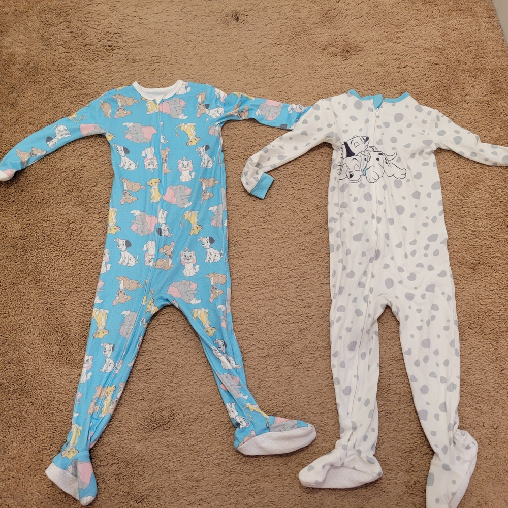 Disney 101 Dalmatians Blue and White Kids Footies